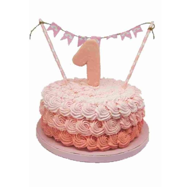 Tarta Cumple Rosa 8/10 raciones