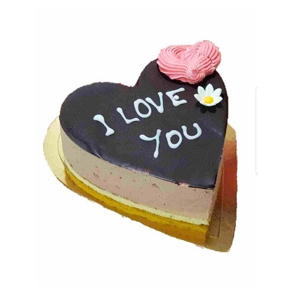 Tarta de Corazón Trufa y Chocolate