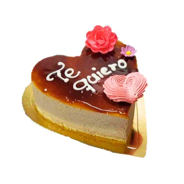 Tarta de Corazón Trufa y Yema