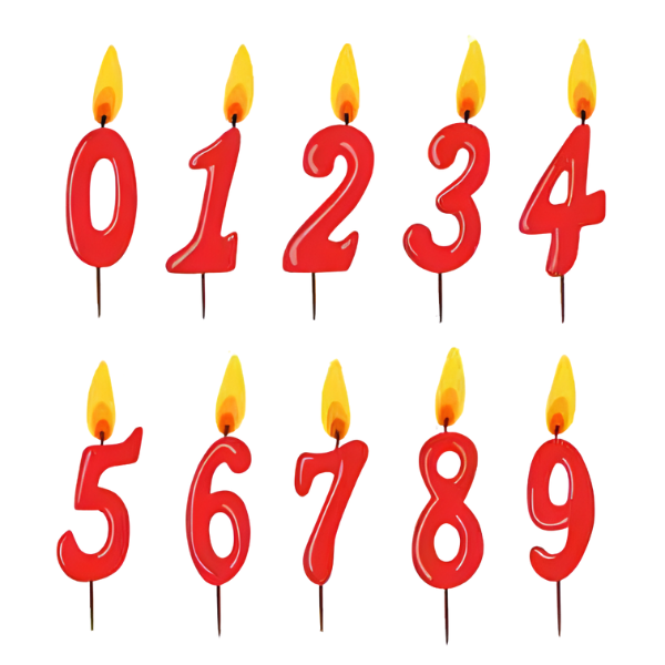 Velas numéricas