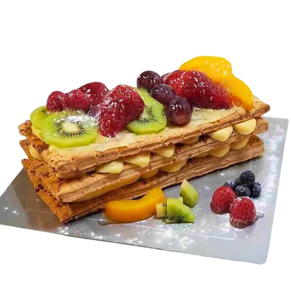 Tarta de Crema y Frutas