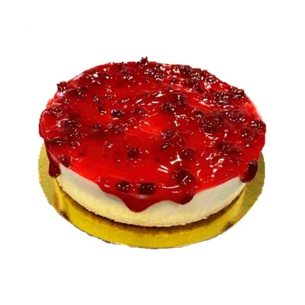Tarta Fría de Queso y mermelada de fresas